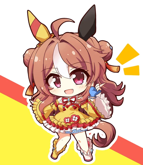 こぱっと! #ウマ娘  #コパノリッキー 