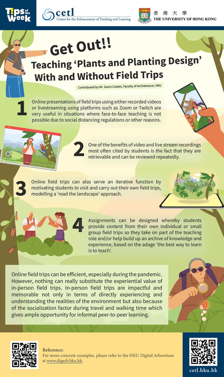 TALICHKU's tweet photo. This week, Mr. Gavin Coates from the Faculty of Architecture, shares with us some practical tips of using videos, social media and other technologies to maintain and improve teaching and learning in field trips. #CETLTipsofTheWeek https://t.co/034BOQ4H1g