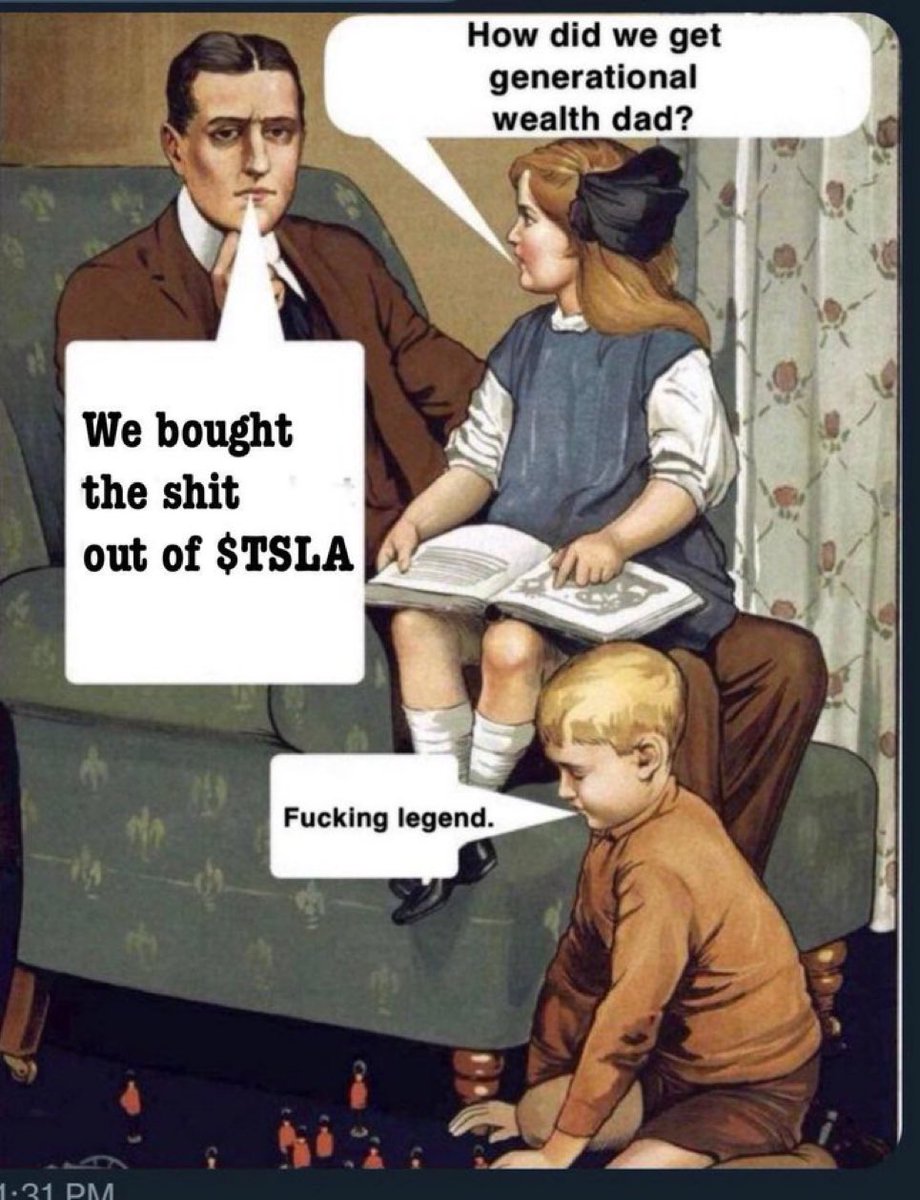 Teslaconomics's tweet photo. Yea prob is a true picture for many long term investors that HODL. 

$TSLA

😂📈🚀 https://t.co/AA8oiTs97h