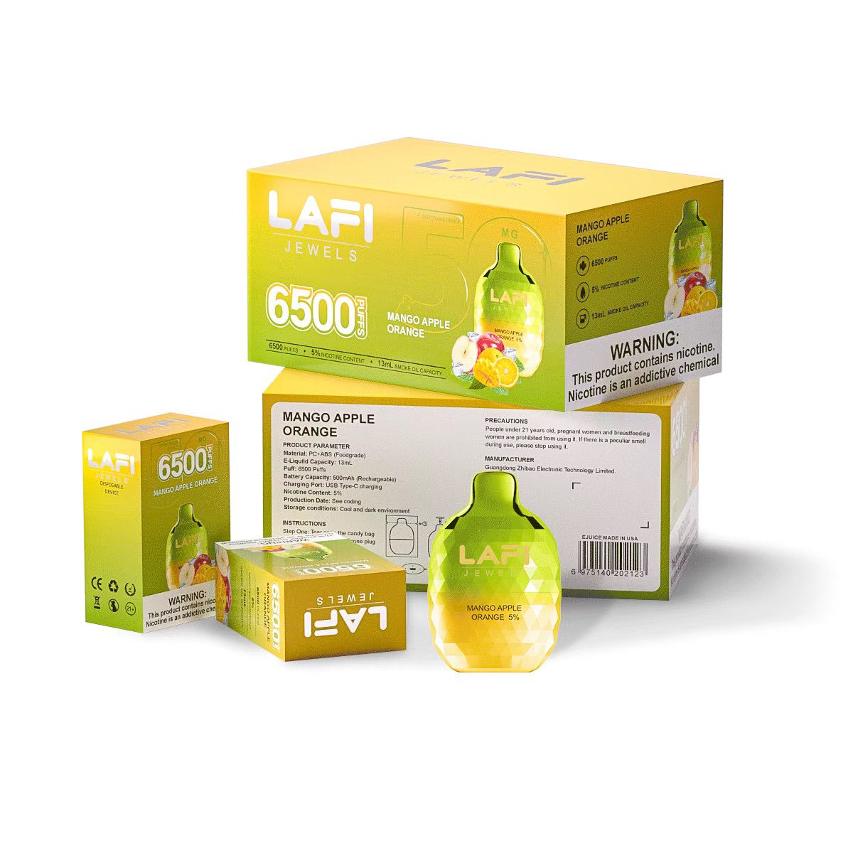 LAFI different flavors, total different 13 flavors.