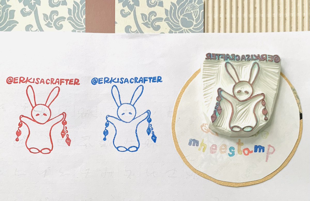 mheestamp's tweet photo. อัพชิ้นที่สองของออเดอร์จากคุณ @ ERKisacrafter
เป็นน้องกระต่ายถือต่างหูสองมือค่ะ
หน้าน้องดูแฮปปี้มาก
ให้ความรู้สึกว่าถ้าเอาต่างหูในมือน้องมาแต่งตัว จะมีความสุขตามไปด้วย ^^
#mheestamp #ตัวปั๊มยางลบ #消しゴムはんこ https://t.co/bI2nBbBVK3