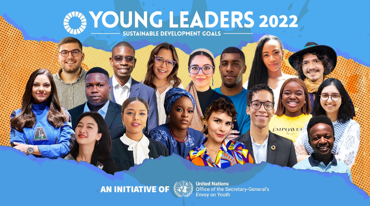 It’s official: Meet our new cohort of #SDGYoungLeaders 🇺🇳🎉

These 17 exceptional young change-makers represent the best of global advocacy & activism for the #GlobalGoals and their leadership is paving the way towards a better world 🌍

Check them out 👉 un.org/youthenvoy/202…