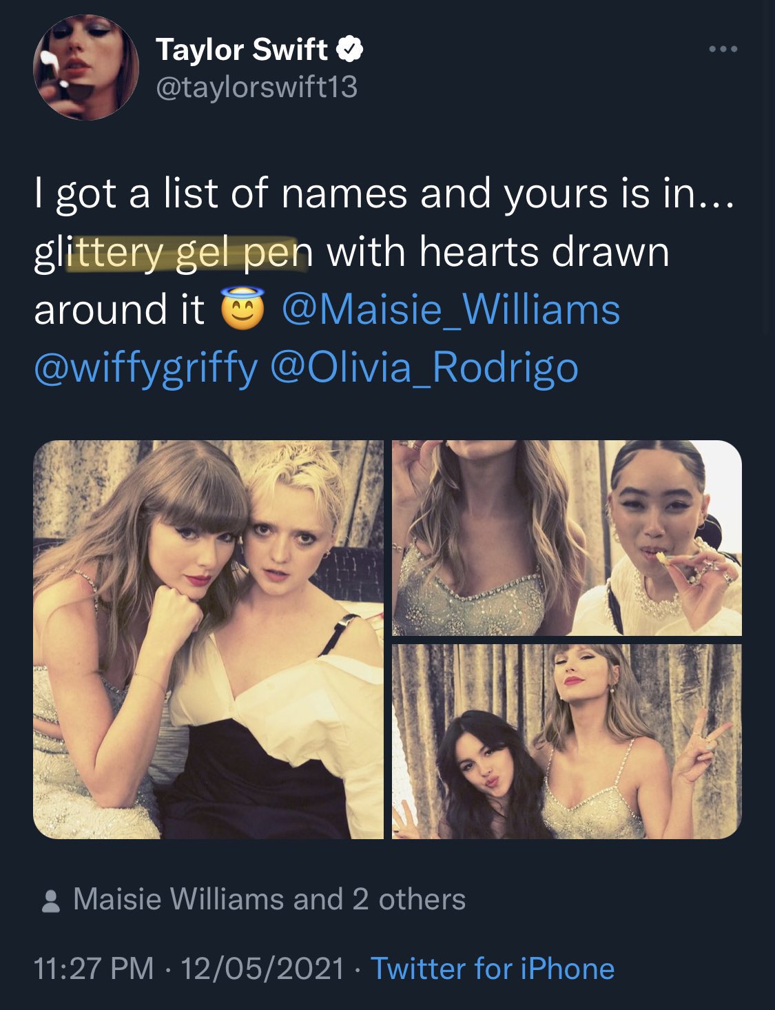 Taylor Swift España on Twitter "🎙️ “Glitter gel pen lyrics don't care