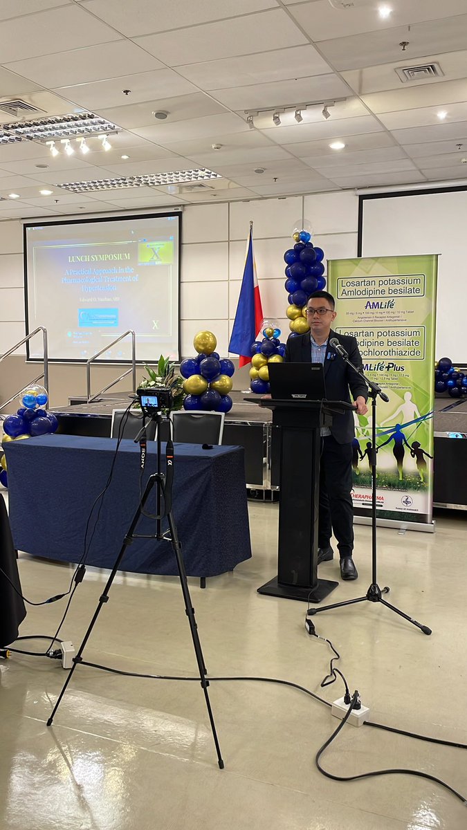 nikkipayyy's tweet photo. Now for our lunch symposium, A Practical Approach in the Pharmaceutical Treatment of Hypertension by Dr. Eduardo Yambao

#medicine #hypertension #impowered2022 #symposium https://t.co/i86qAihMdb