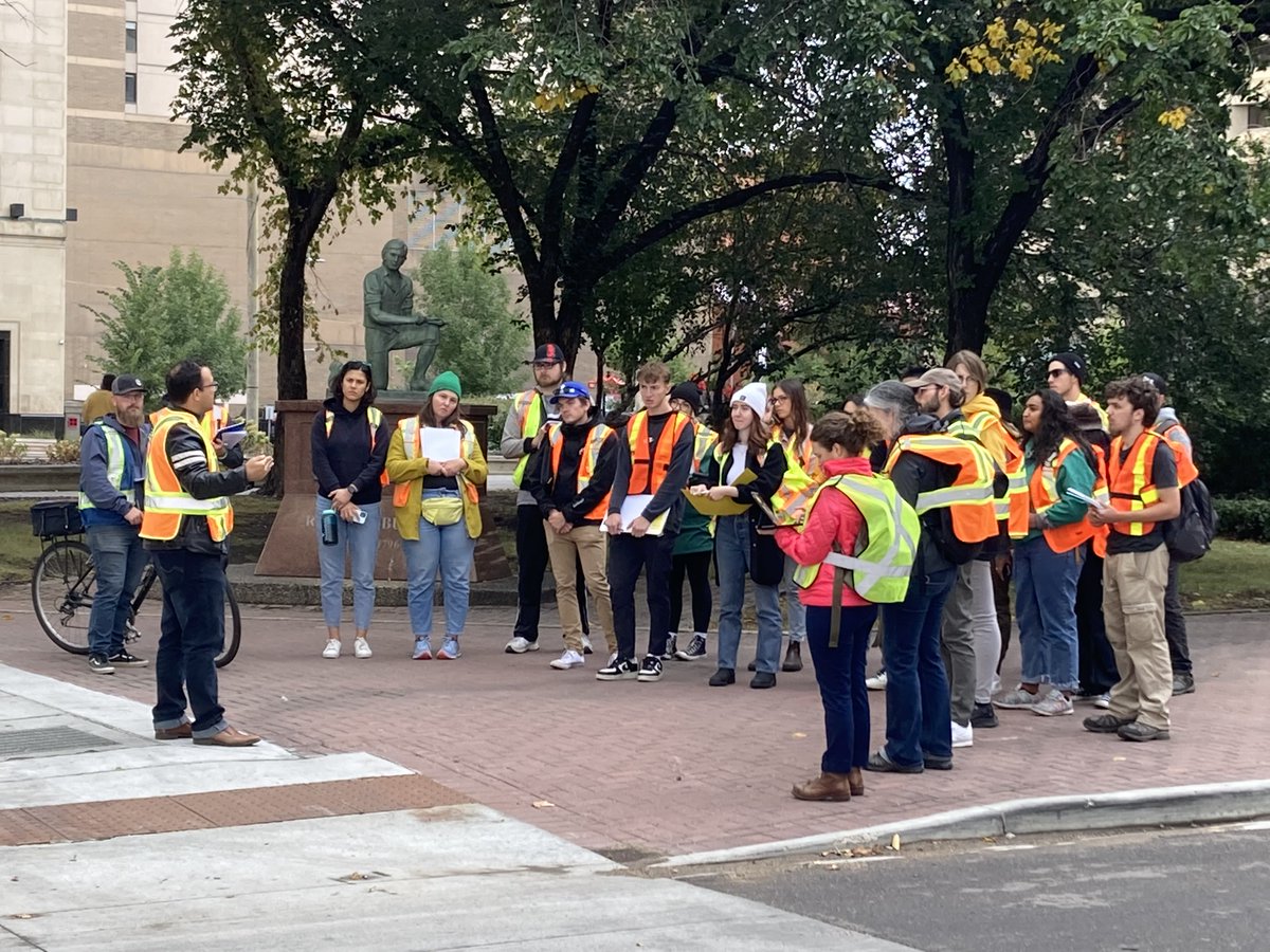 naitlat's tweet photo. So grateful for the time spent with EDA Planning and Urban Design on our field trip downtown #Yeg . Can't wait to see how the students interpreted the projects. 

#naitlat @NAIT @Alberta_L_A_ #urbandesign https://t.co/ZR4aGKz3ja