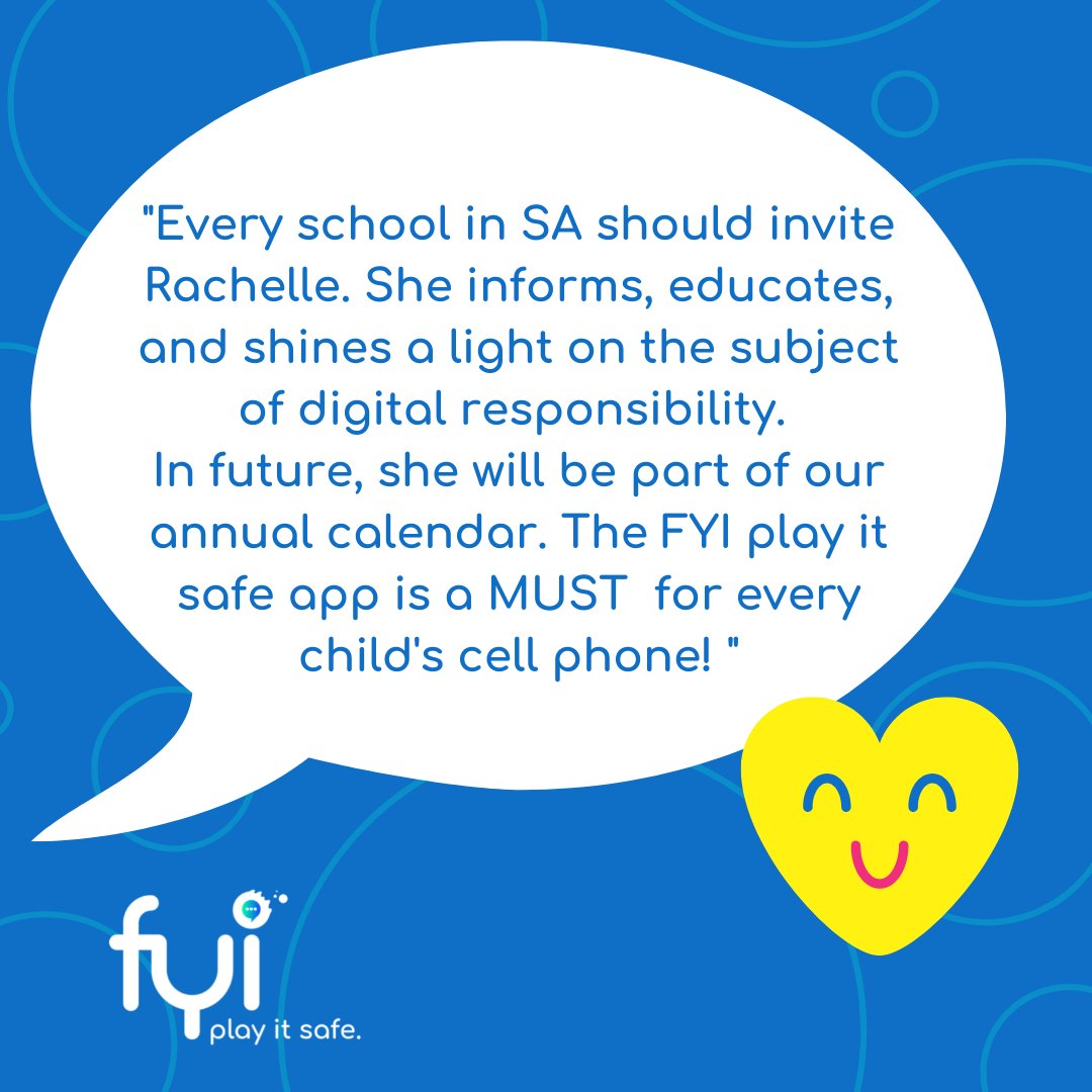 We appreciate that you took the time to write to us! Education about which apps children are using, the benefits, and the dangers is key to what we do at FYI play it safe. 
Helping parents keep their children safer online - start your FREE trial.

#fyiplayitsafe #digitalparenting