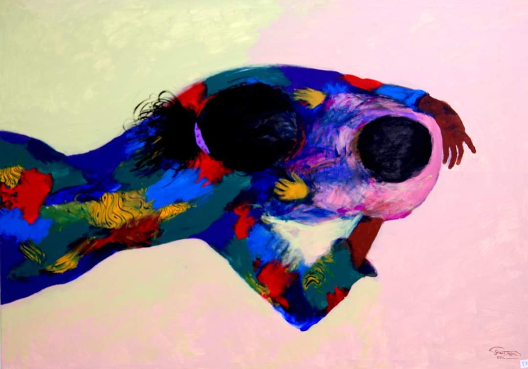 H A K I M  A L A K E L 2013
Acrylic on canvas 140×100