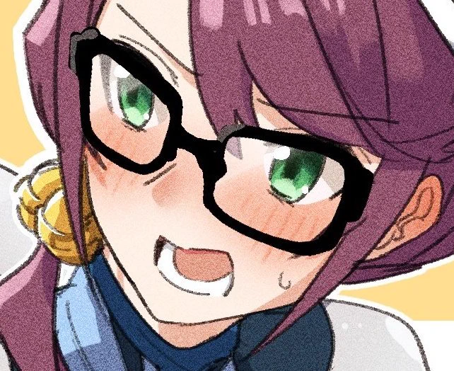 純那ちゃんはなるべくフレームと一体化してる鼻あてを描こうとしています(わりと忘れてる) 