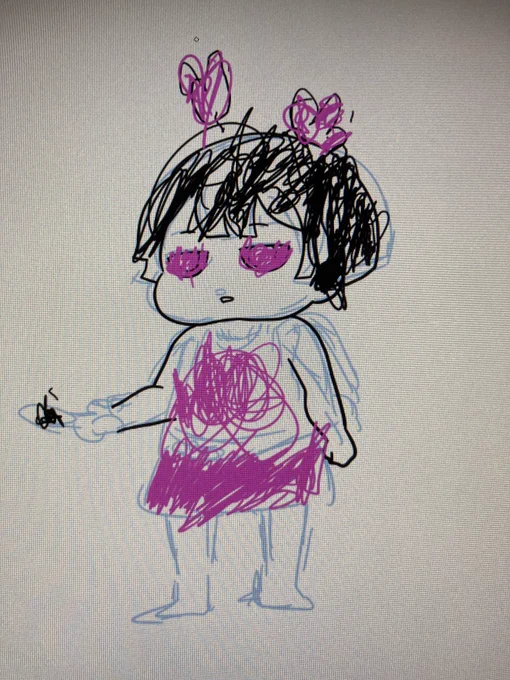 娘が色を塗ってくれました。 