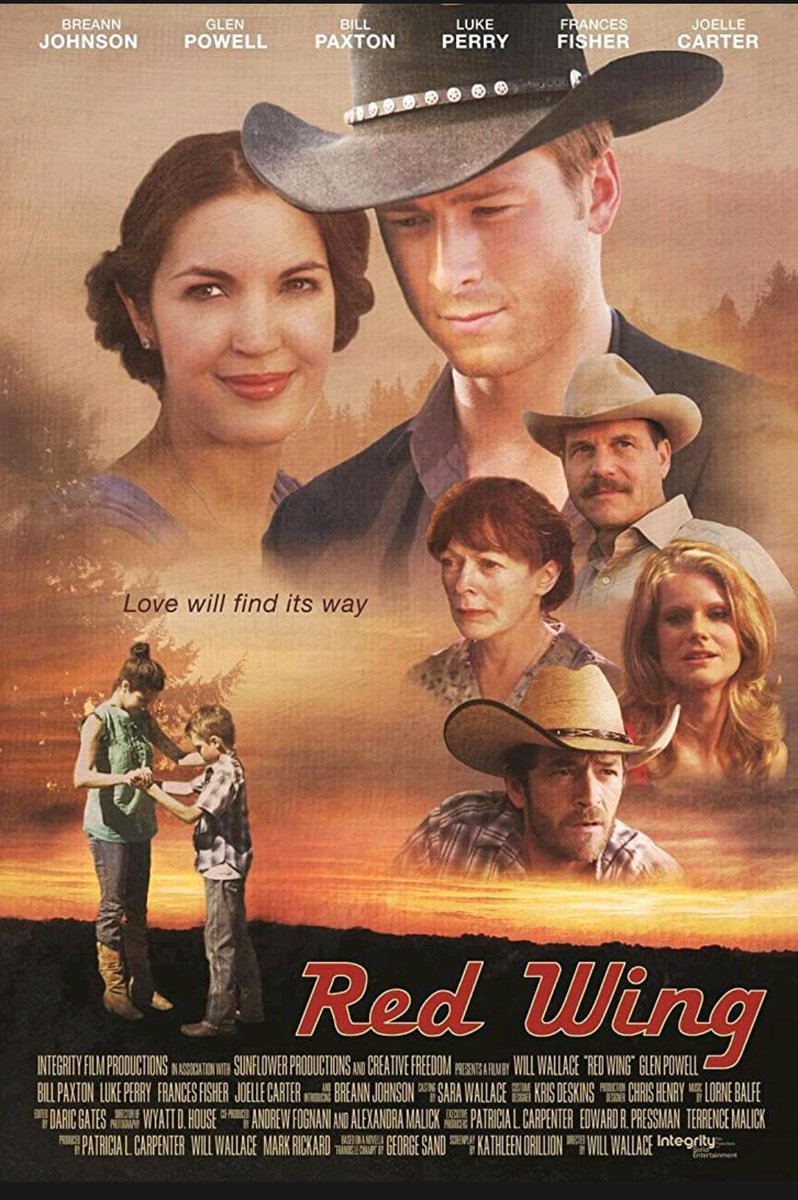 WideWestWeb's tweet photo. グレン・パウエル
｢レッド・ウィング｣ 2013 Red Wing
に主演してますね。日本未公開・未放映ですが、牧場を舞台にした物語のようですし、本人もテキサス州オースティン出身で牧場で育ったとの情報もありますので、西部劇 期待できますね 🤠
#RedWingMovie 
#WesternMovie https://t.co/Hlw3EsXr6M