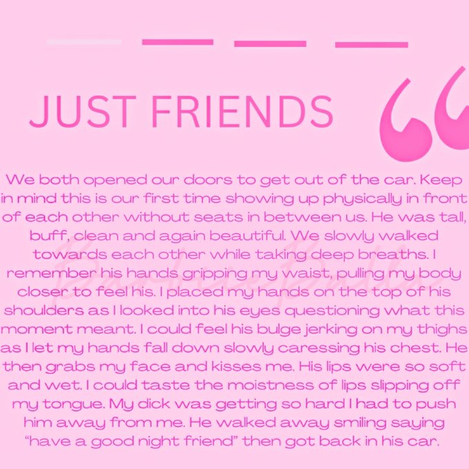 NEW EROTIC STORY                     &ldquo;Just Friends&rdquo;  Click the link below for the full story https://t