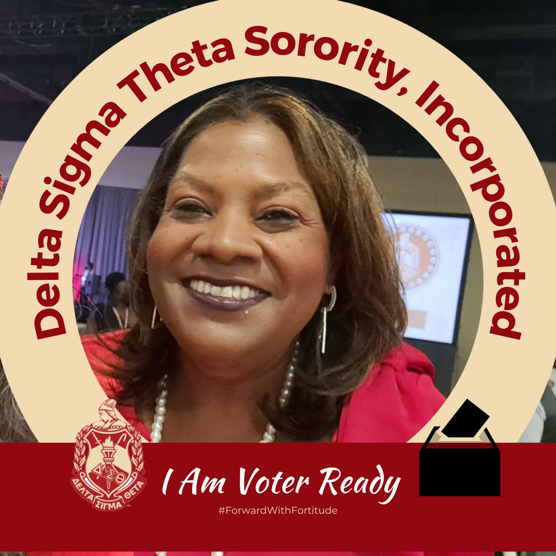 DeltaProud's tweet photo. Check your voter registration status today!  #deltasvote https://t.co/avhEvIot77