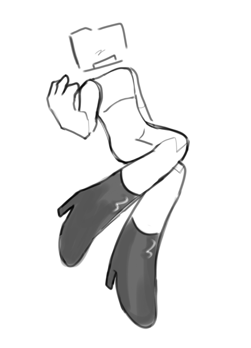 💽Would you look  at that!  Me, in  high heels, all for the  price of [FREE]!  I am  quite fashionable, I know.