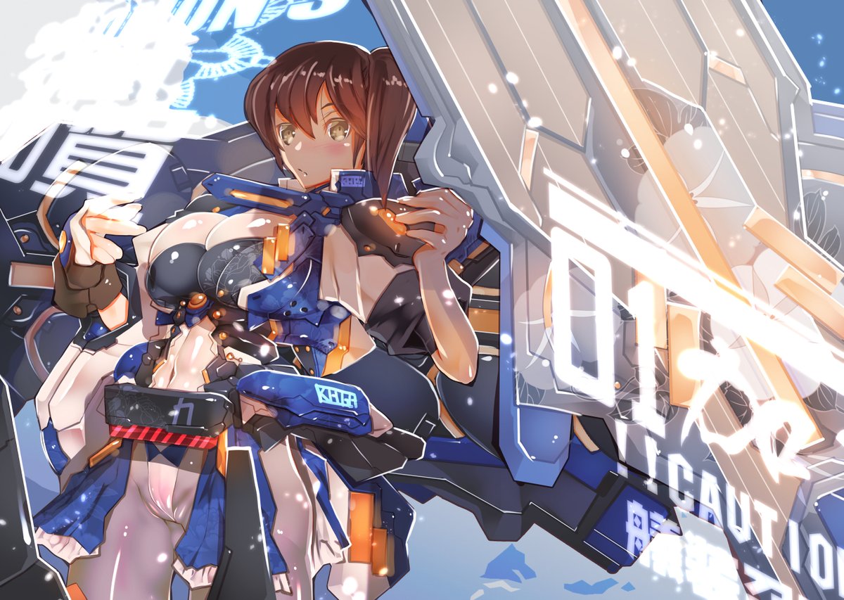 加賀(艦隊これくしょん) 「あ、100RT超えてますね。どうも有り難う御座います。救かります。平成以後のもの」|川上稔のイラスト