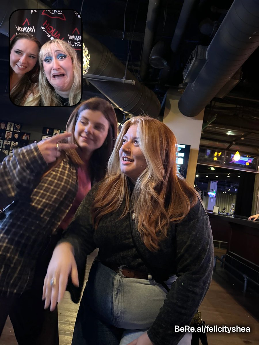 FelicityWinters's tweet photo. I also had epic Be Real today ⁦@brittany_broski⁩ ⁦@sarahschauer⁩ https://t.co/8BRr3cCjeH