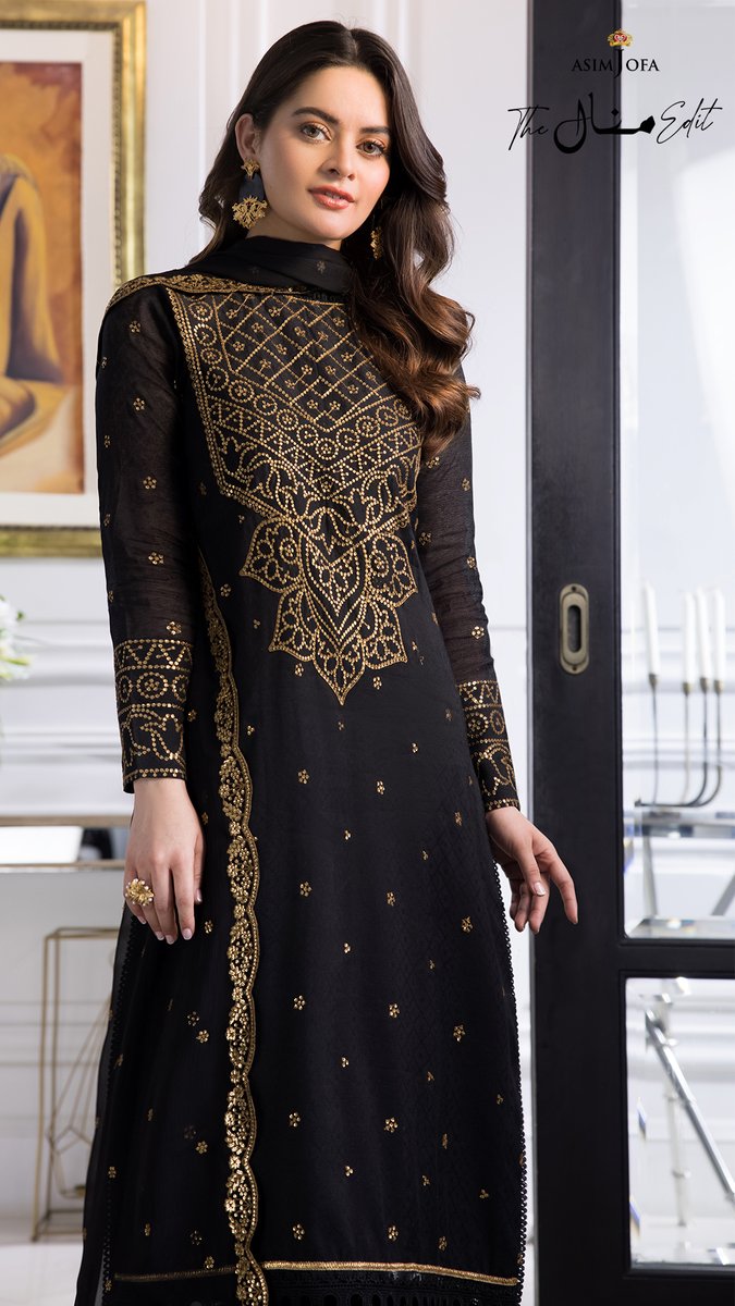 asimjofa's tweet photo. The Minal Edit by Asim Jofa | 3PC | Unstitched Collection | Pre-Booking Starts on 23rd September | 6 PM
AJIM – 14 | Rs. 5,950
Minal is an enchanting force to reckon garbed in this compelling design  
#AsimJofa #IWearAsimJofa  #asimjofaedits #minalkhan #minaledit https://t.co/gruDyRRl0G