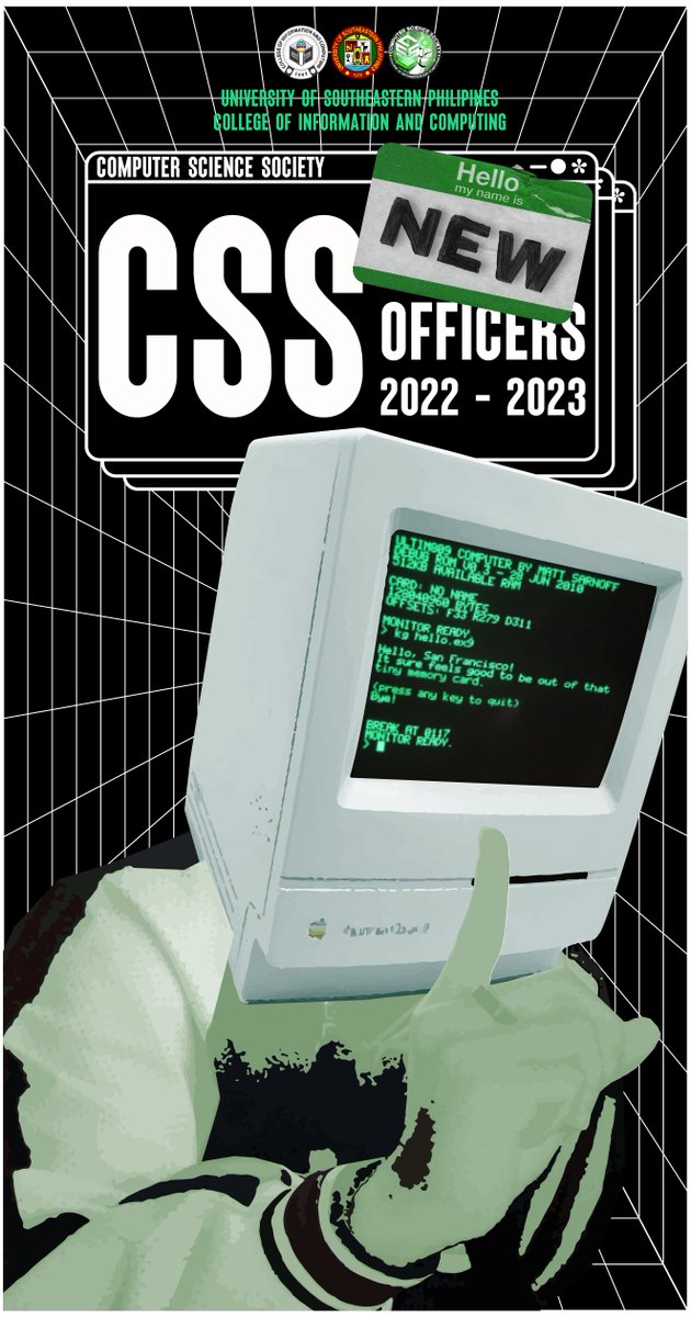 CSS_USeP's tweet photo. [𝐌𝐄𝐄𝐓 𝐎𝐔𝐑 𝐎𝐅𝐅𝐈𝐂𝐄𝐑𝐒]
Rise and shine, digital traveller! 
As a new year of learning awaits us, the 𝐂𝐨𝐦𝐩𝐮𝐭𝐞𝐫 𝐒𝐜𝐢𝐞𝐧𝐜𝐞 𝐒𝐨𝐜𝐢𝐞𝐭𝐲 proudly presents our CSS adviser and officers for Academic Year 2022-2023. 

CSS, Execute!
#CSSElection2022 https://t.co/uFXP5cdeud