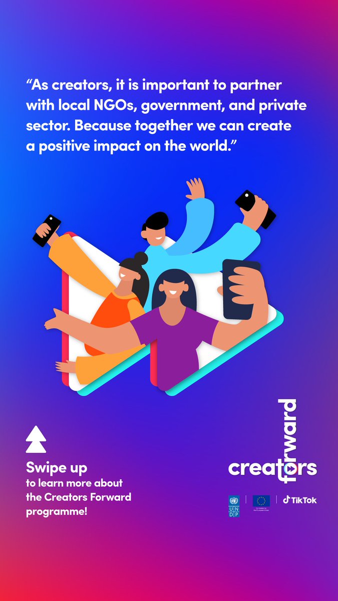 UNDPThailand's tweet photo. On this #IntPeaceDay ✌🏼 UNDP🇹🇭 invites you to get to know TikTok &amp; @EU_FPI’s #CreatorsForward, a youth network contributing to social cohesion and share your inspiring content to promote respect for #diversity 👉🏼 https://t.co/82pPdYJHpc https://t.co/NXeP1CHOok