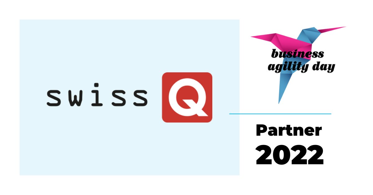 We We are happy to have SwissQ as a Gold Partner at this year's Business Agility Day.
Meet them at the SwissQ booth on November 24 at the Kongresshaus in Zurich. 
Learn more about the program: bit.ly/3UlQfMZ

#BAD22 #SwissQ