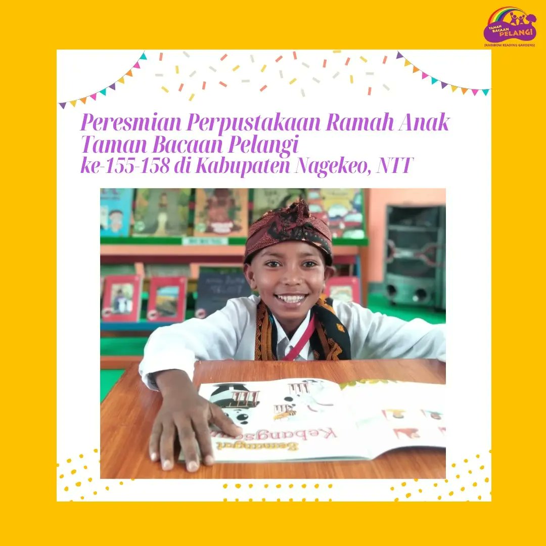 Taman Bacaan Pelangi tweet media