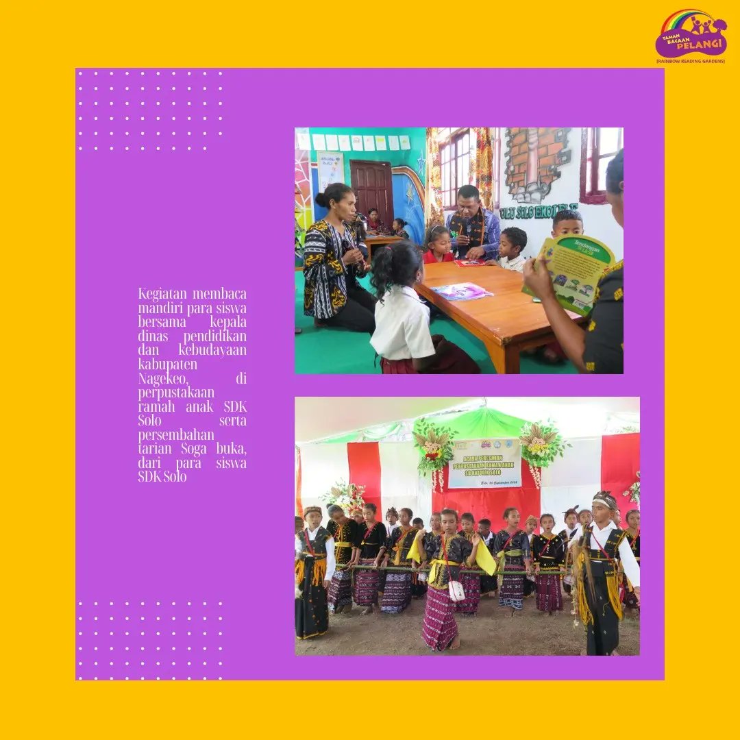 Taman Bacaan Pelangi tweet media