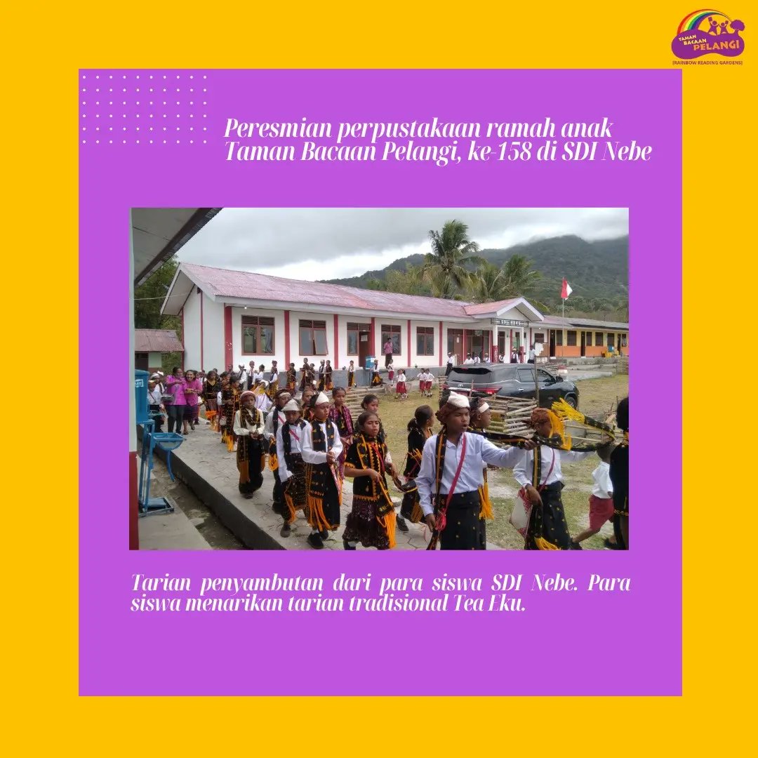 Taman Bacaan Pelangi tweet media