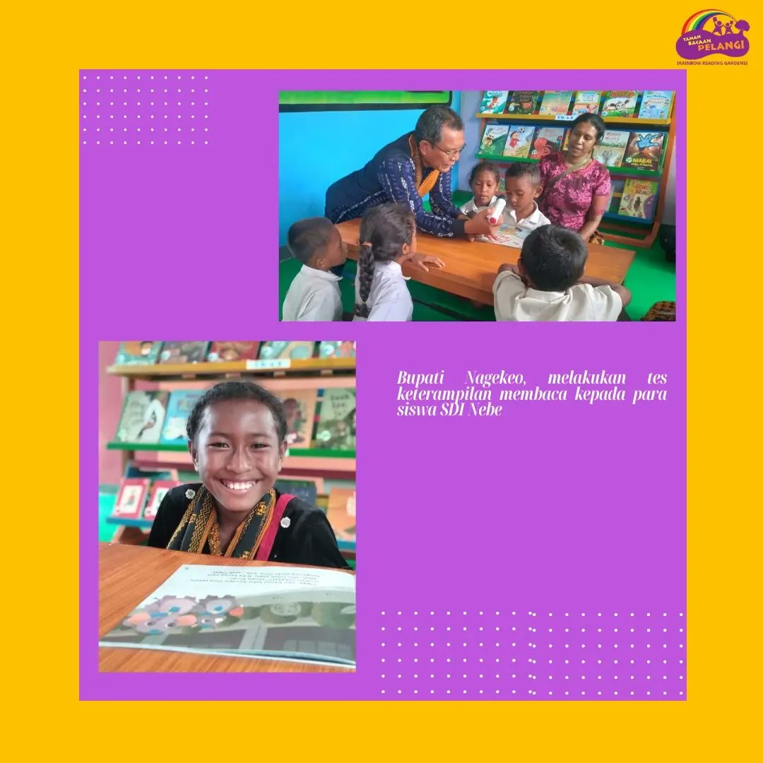 Taman Bacaan Pelangi tweet media