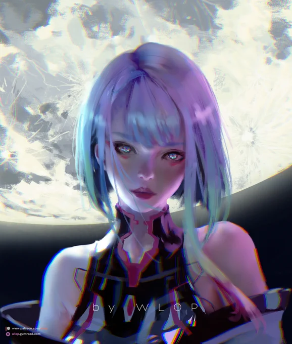 Fanart Lucy from  Edgerunners.  Best anime this year! #CyberpunkEdgerunners 