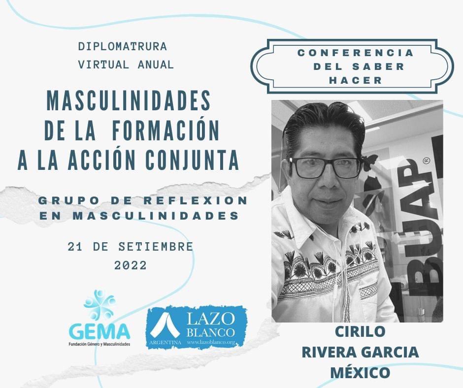 CiriloRivera's tweet photo. Mañana toca virtualidad con #Argentina #Masculinidades https://t.co/ft9gB5AM3U