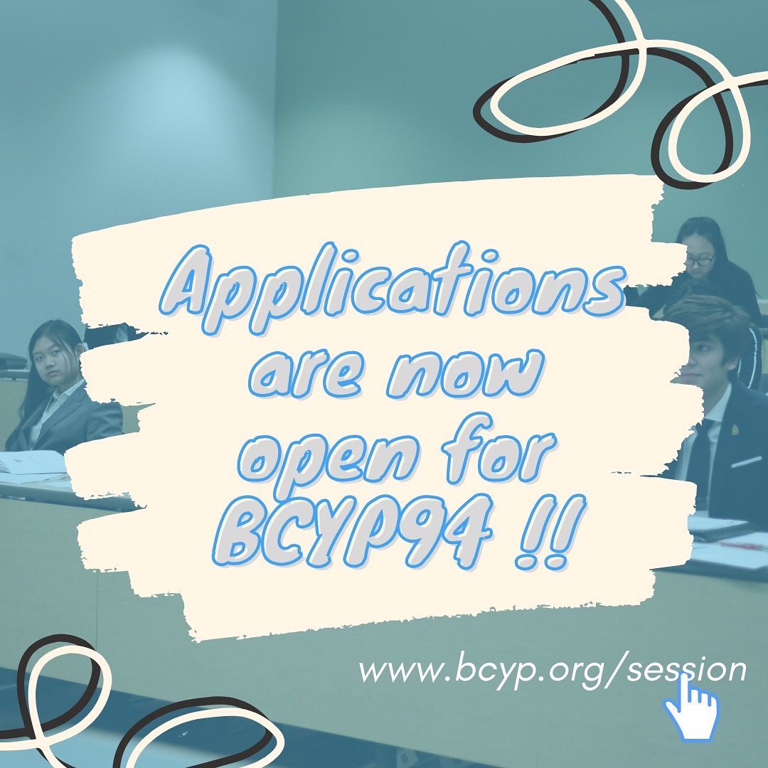 BCYParliament's tweet photo. Applications for #bcyp94 are now open! We are so hYPed to be returning to an in-person session this year in accordance with all provincial health orders. We look forward to seeing you in December at the BC Legislative Assembly!

To apply, visit https://t.co/cX2CvumNKn.

#bcyp https://t.co/CE5yaebpDE