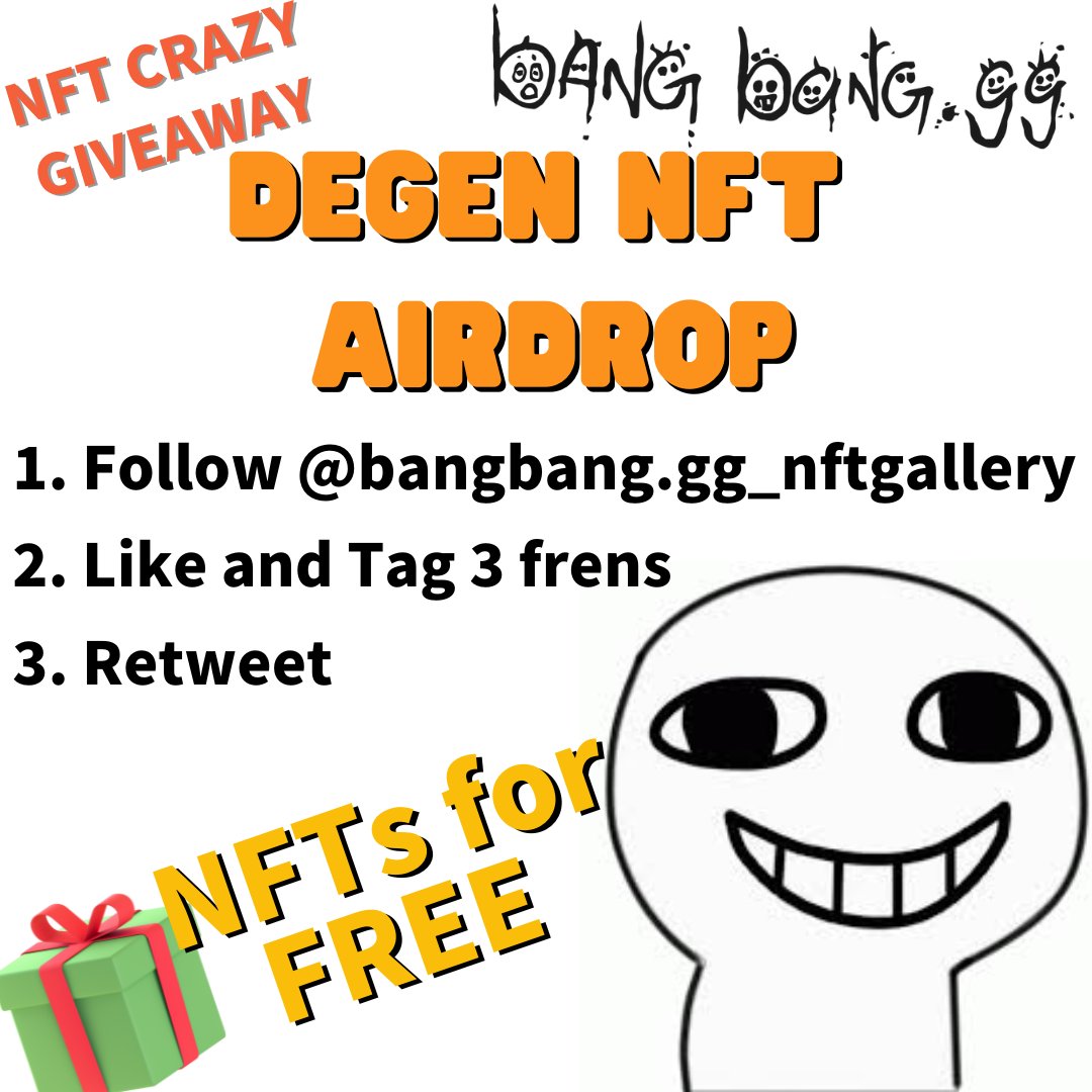 only2mthsgg's tweet photo. Gonna do a #degen #nft #giveaway, 7 winners in total, will announce winners on 28 Sep 2022 06:09. #LFG!!! and REMEMBER IT IS FREEEEEEEEEEEEEE https://t.co/JKBEU66A2i