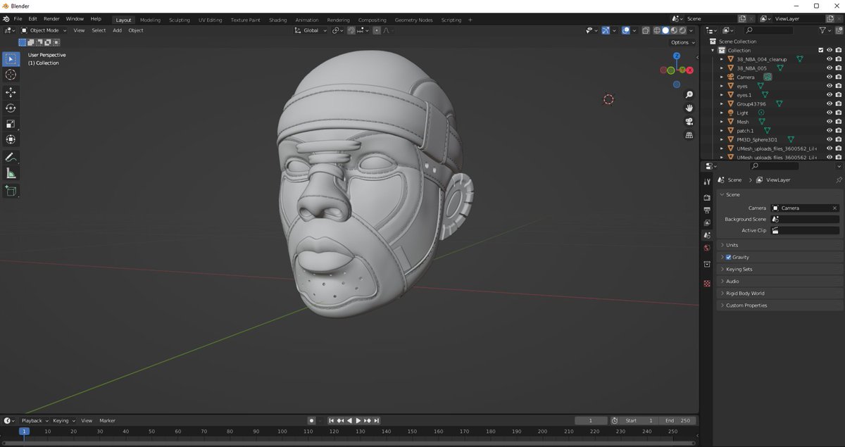 korrupted's tweet photo. Okay... so as an NFT project grows, so does it's community.  I never considered that I would be looking at 3d models, but with @sneakerheadsoff providing the actual model files to owners, AND allowing commercial usage rights, it's something worth trying to learn. #nftart #nfts https://t.co/sULRJwxC4s