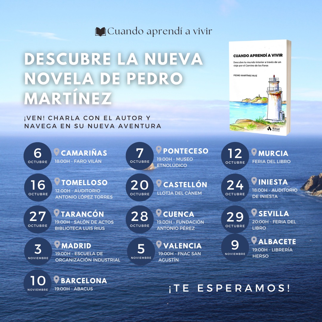 Cuando_Aprendi's tweet photo. #libro #CuandoAprendíAVivir #narrativa #CaminoDeLosFaros #faros #camino

Amazon: https://t.co/7kg77WNnjU

@amateditorial : https://t.co/ySqAxsPq2J

Casa del Libro: https://t.co/CZnNBDtt7c

Todostulibros .com: https://t.co/xTZfwFkRit https://t.co/fNpOch7Jiw