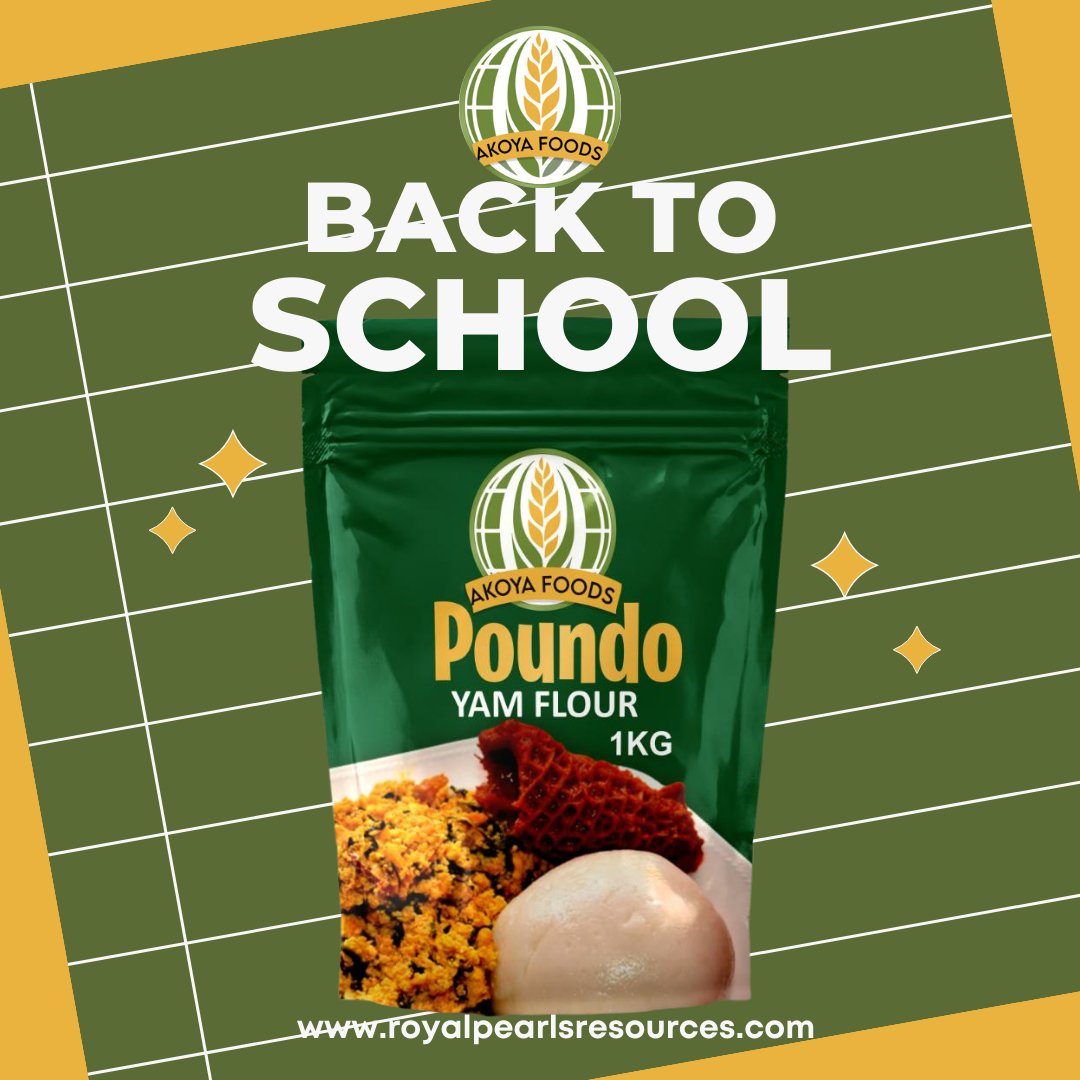 AkoyaFoods's tweet photo. We know Pounded Yam is a favorite delicacy in many African homes. With Akoya Foods Poundo Yam flour
#akoyafoods #royalpearlsagro
#glutenfreeflours #healthyfoods
#healthyalternative #poundedyam
#poundo #africanfoods
#portharcourtfoodseller #food
#africanstores #africanfoodstores https://t.co/hFwiwhiVR1