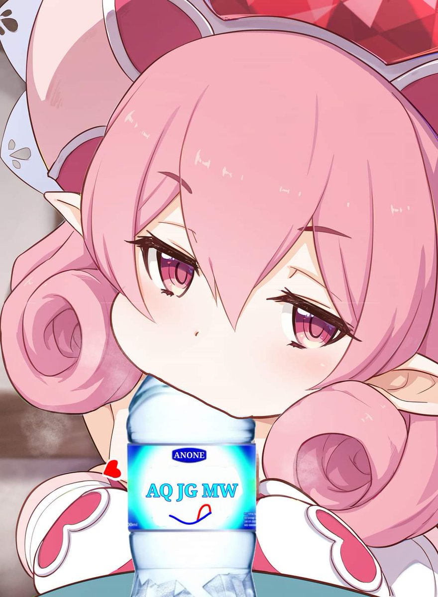 Kyaru79811656's tweet photo. Please stay hydrated everyone~ I know it's hard to contain yourselves around me but I do care about your wellbeing~ which is why I'm here drinking some water to remind you. #princessconnectrp #lewdrp #OpenRP #taboorp https://t.co/b9Cdoe0RYn