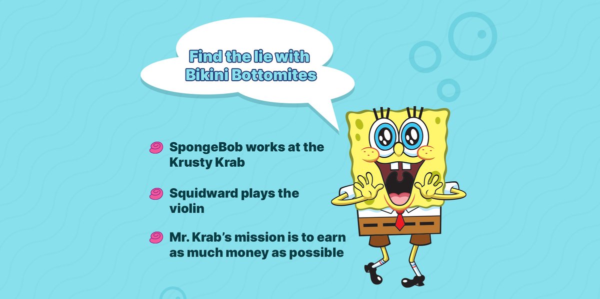 Which one is it gonna be? 🤔 Drop the lie 👇

Don't forget to watch SpongeBob SquarePants everyday, at 8 AM only on Nick HD+

#SpongeBob #Squidward #KrustyKrab #NickHD #Nickelodeon