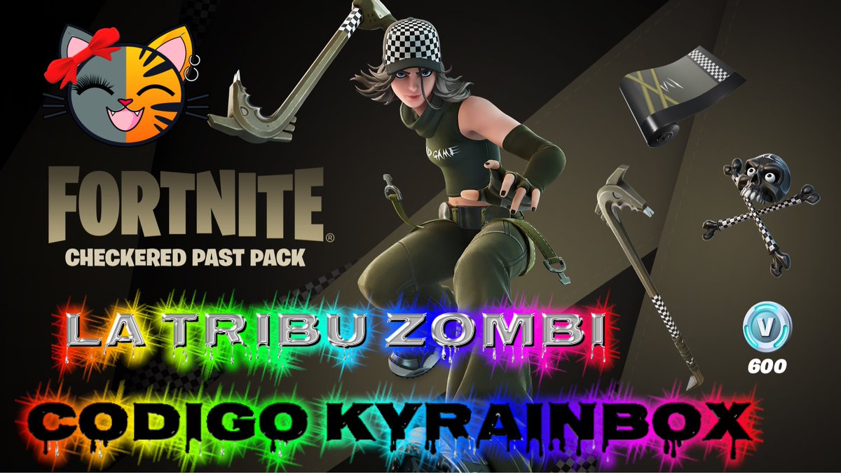 TribuZombi's tweet photo. nuevo pack de fortnite . recordar comprarlo con el mejor codigo kyrainbox , para asi qpoyarnos y mandarnos clip para entrar en el siguiente sorteo ke tenemos #fortnitememes #fortnitecomedia #ffortnitecommunity #fortniteespañol #fortnitesalvarelmundo #fortnitesavetheworld https://t.co/rZ5HMuoNsK