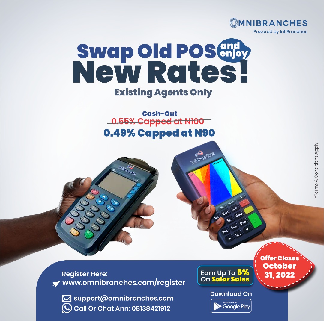FaziPay's tweet photo. Call/Chat 
Derin - 09155579344
Ann - 08138421912

OR 

Visit https://t.co/eAkutuIdW1 

Offer valid till October 31, 2022
Terms &amp; conditions apply 

#omnibranches #energy #nef #renewableenergy #fintech #bbnaija #finance #atm #solar #techgenerator #nepa #nigeria #infibranches https://t.co/F0xwugBpyC