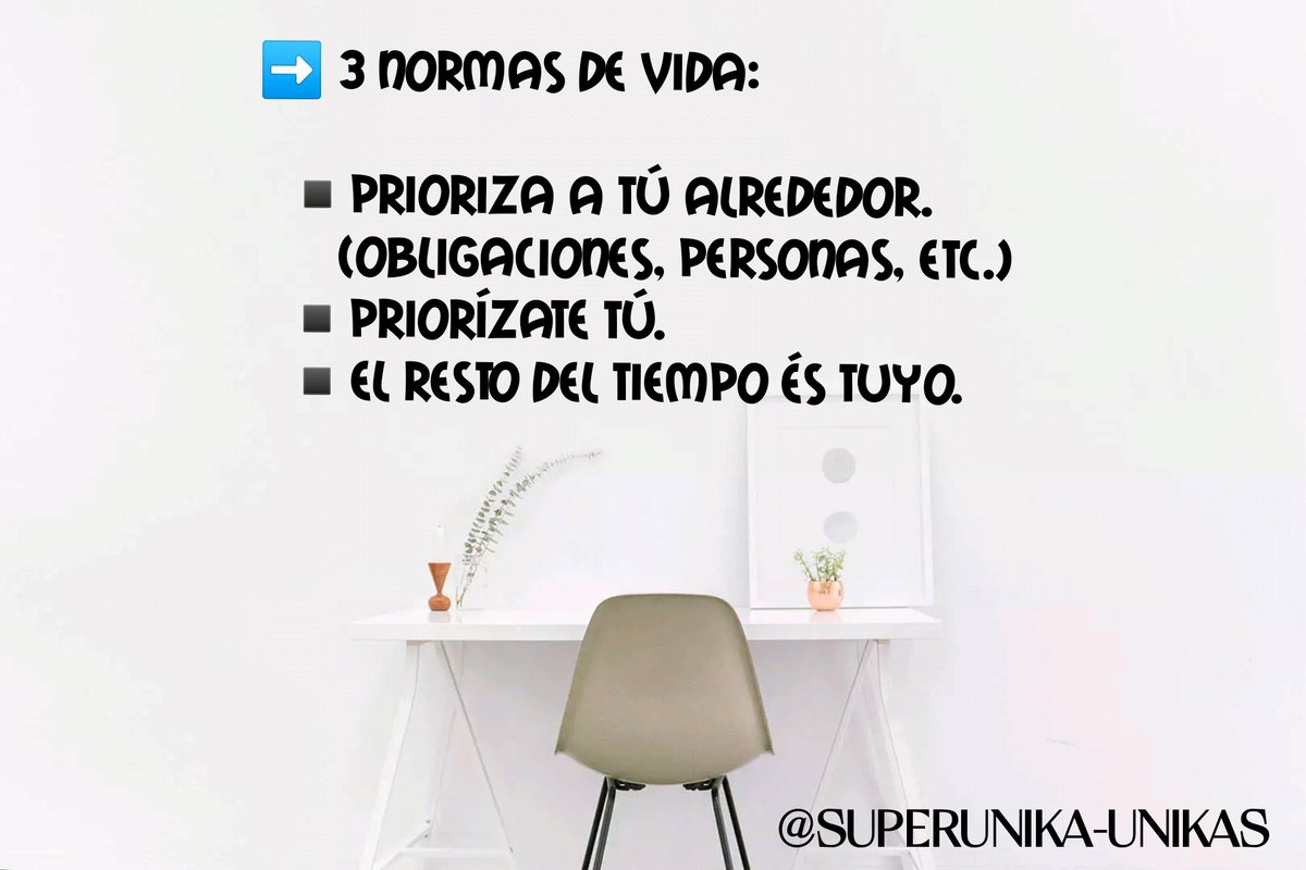 SuperUnika's tweet image. #NormasdeVida