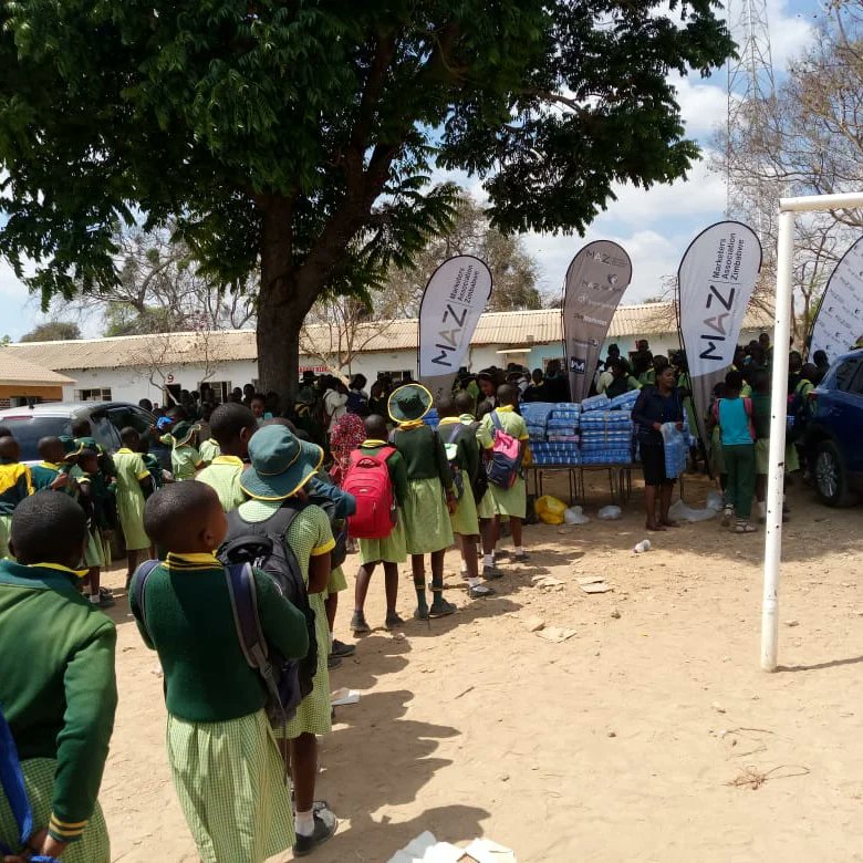 MarketersZim's tweet image. Highlights from Tsanzaguru Secondary School, Rusape, and Chogugudza Primary School in Domboshava, where we donated over 3000 pads to the girls. 
The proceeds came from the WIM Wellness and Fun Day held in March. Thank you for your support in bringing a smile to the girl child!