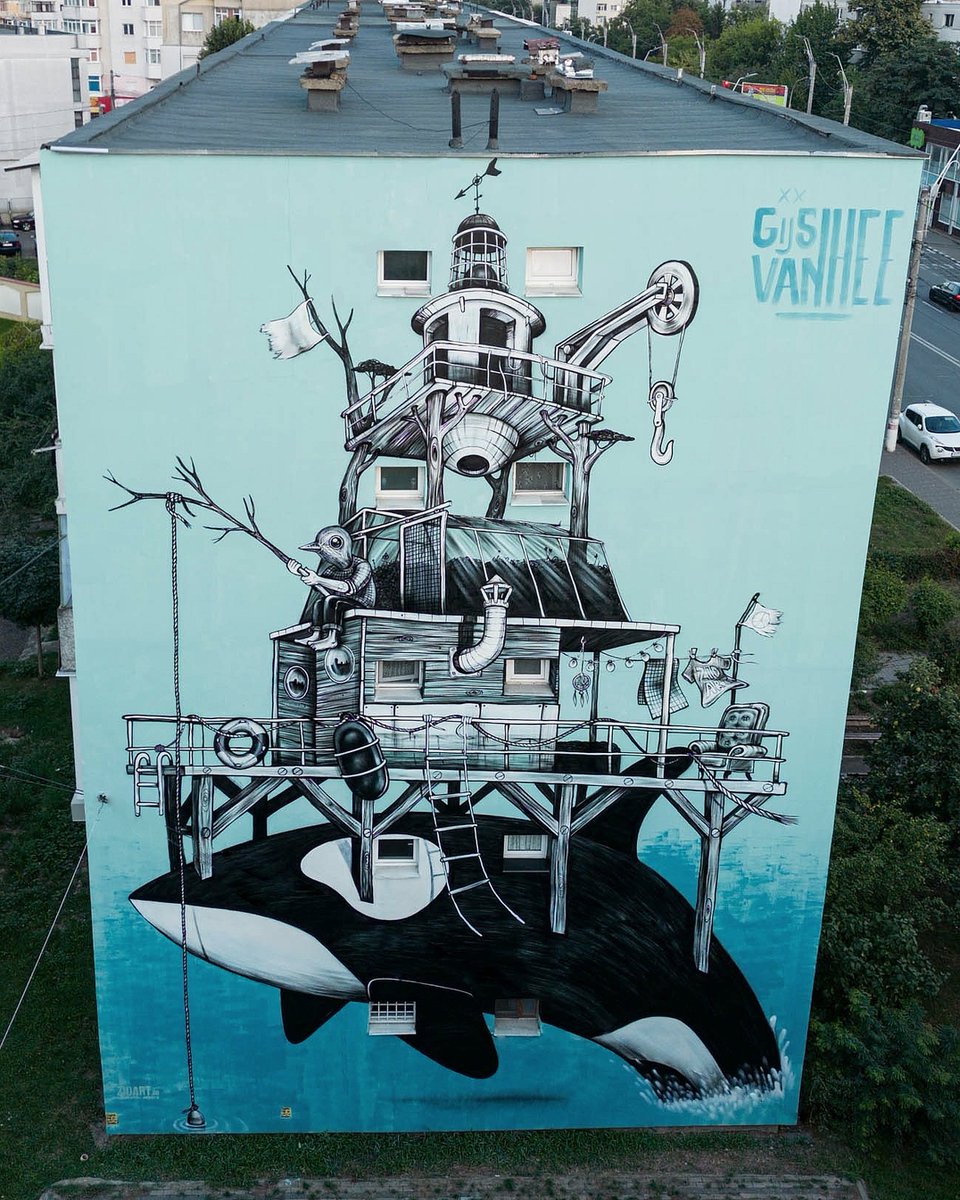 brababella's tweet photo. #Streetart by #GijsVanhee @ #Bacău, Romania, for #PillarsOfHumanity, a project by #ZidArt
More info at: https://t.co/0oVcnd23XB
#streetartBacău #streetartromania #romaniastreetart #arteurbana #urbanart #murals #muralism #contemporaryart #artecontemporanea https://t.co/abvRtqnTk9