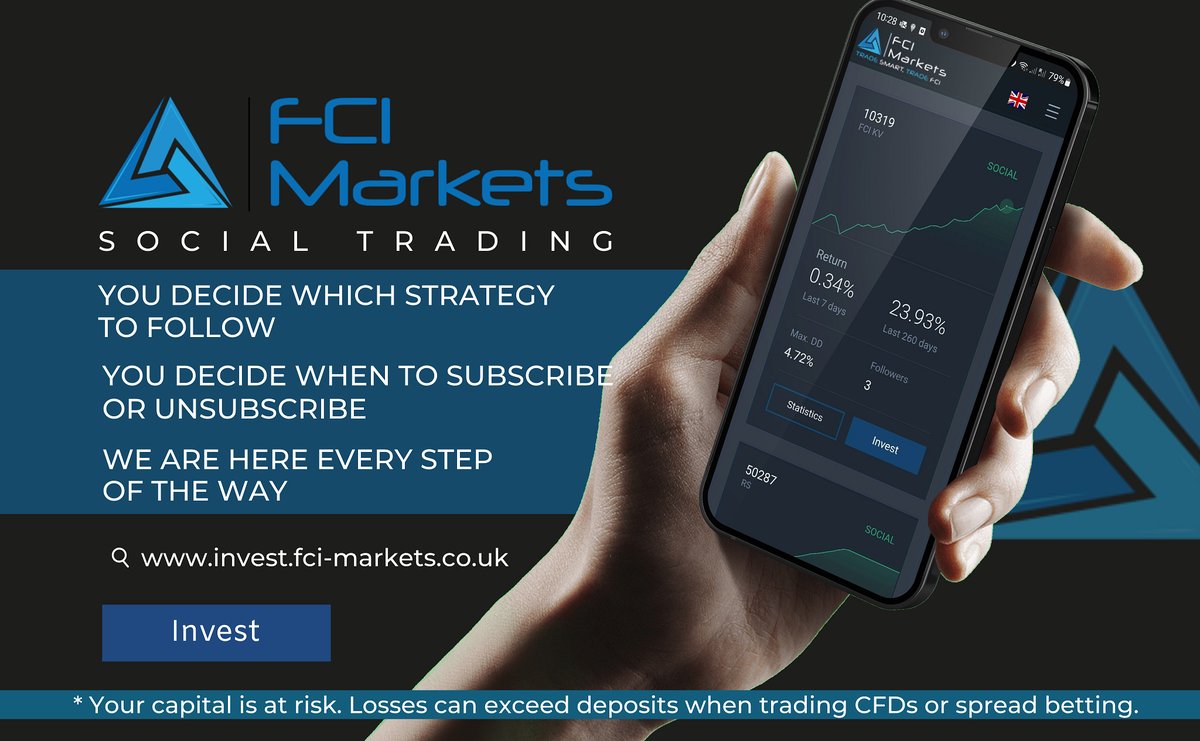 FCILTDUK's tweet photo. Follow our market professionals whilst keeping complete control of your portfolio.
Every professional we offer has had a solid career at a Hedge Fund or top tier bank (CV’s available on request).
#copytrading #socialtrading #forex #cfd #trader #strategy #trading https://t.co/hsrQkp1DJG