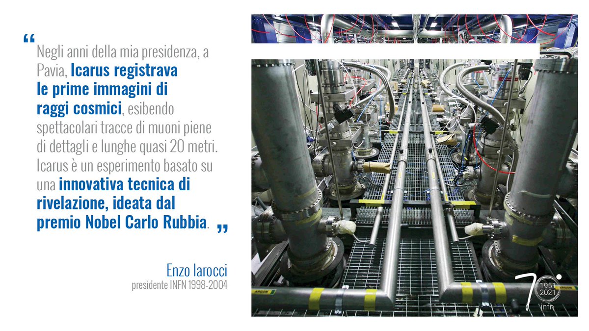 INFN_'s tweet photo. Volete scoprire di più sulla storia dell'INFN? Leggete la nostra invervista a Enzo Iarocci per #INFN70: https://t.co/5SWbgzyGAh
E il 26 novembre a Torino, non perdete l'evento che chiuderà le celebrazioni per il 70° anniversario dell'INFN:
https://t.co/nZoN640iDX https://t.co/h8MMIavTeT