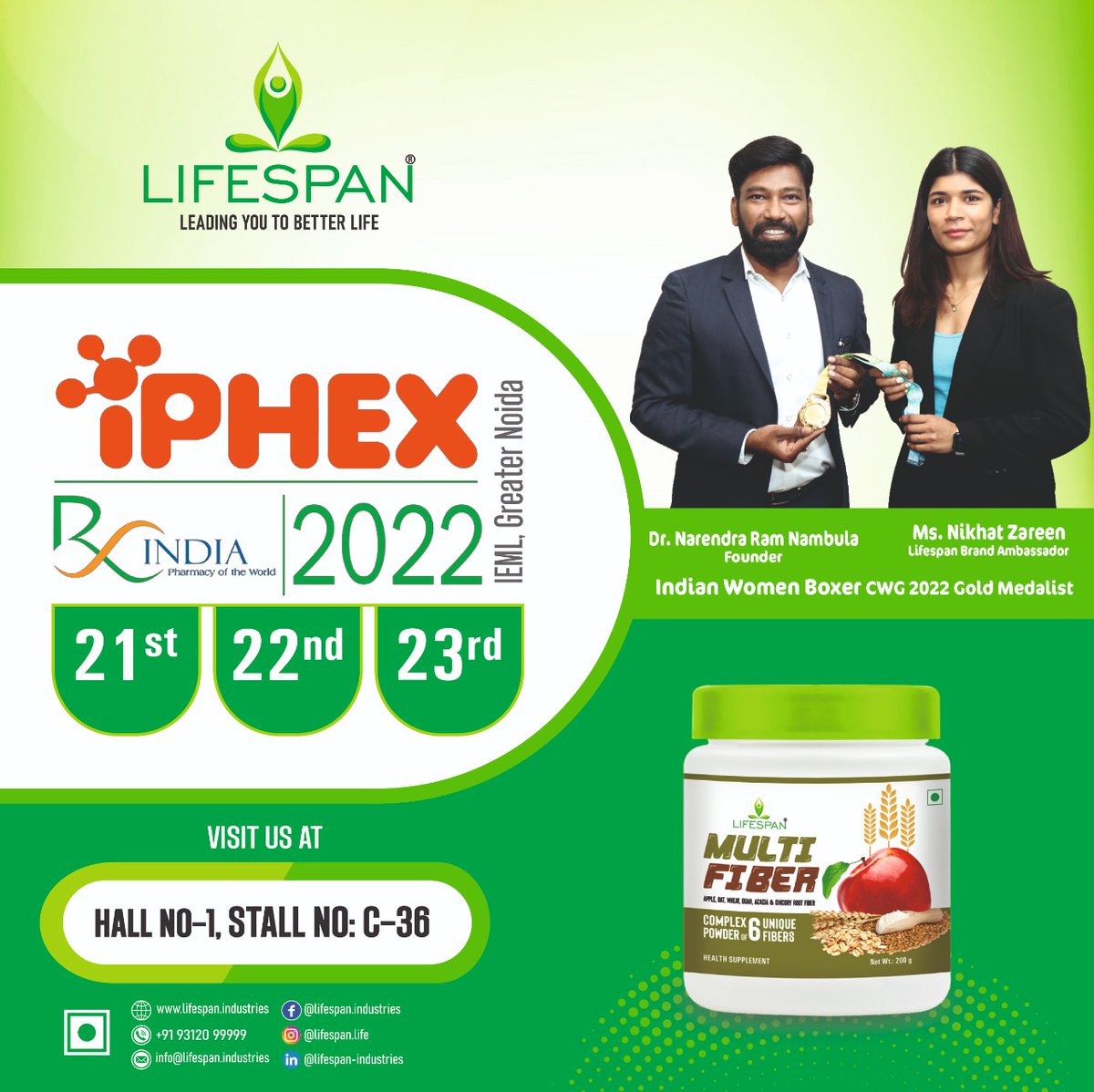mylifespanlife's tweet photo. Check out our stall,completely set up exhibiting our product range with a warm welcome by the team and a lot more information on our third party manufacturing services.
We will be @ Hall No 1, stall no C-36
You are all welcome to visit.
#IPHEX #IPHEX2022 # #exhibitionbooth https://t.co/nHMG7e6Lfu