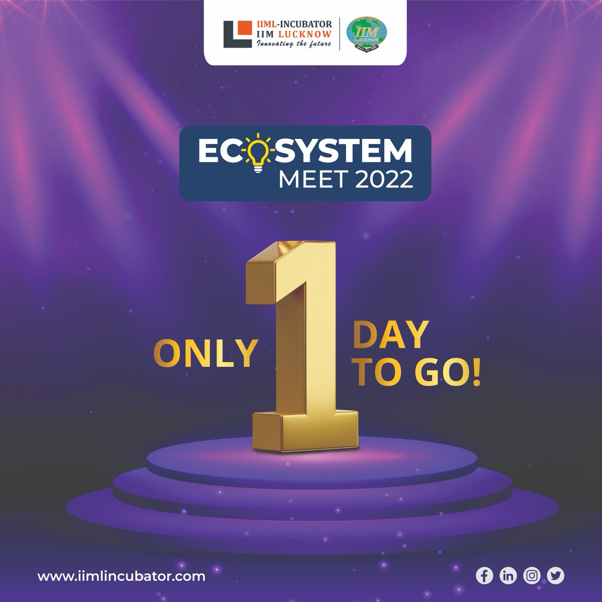 iimlincubator1's tweet photo. #Only1day to go before the #EcosystemMeet2022 commences. Meet the #IndustryLeaders as their share #insights about the #StartupEcosystem in #India and address the #Opportunitiesofgrowth.
@warikoo
@MadhurimaAg https://t.co/8elnMFW1cd