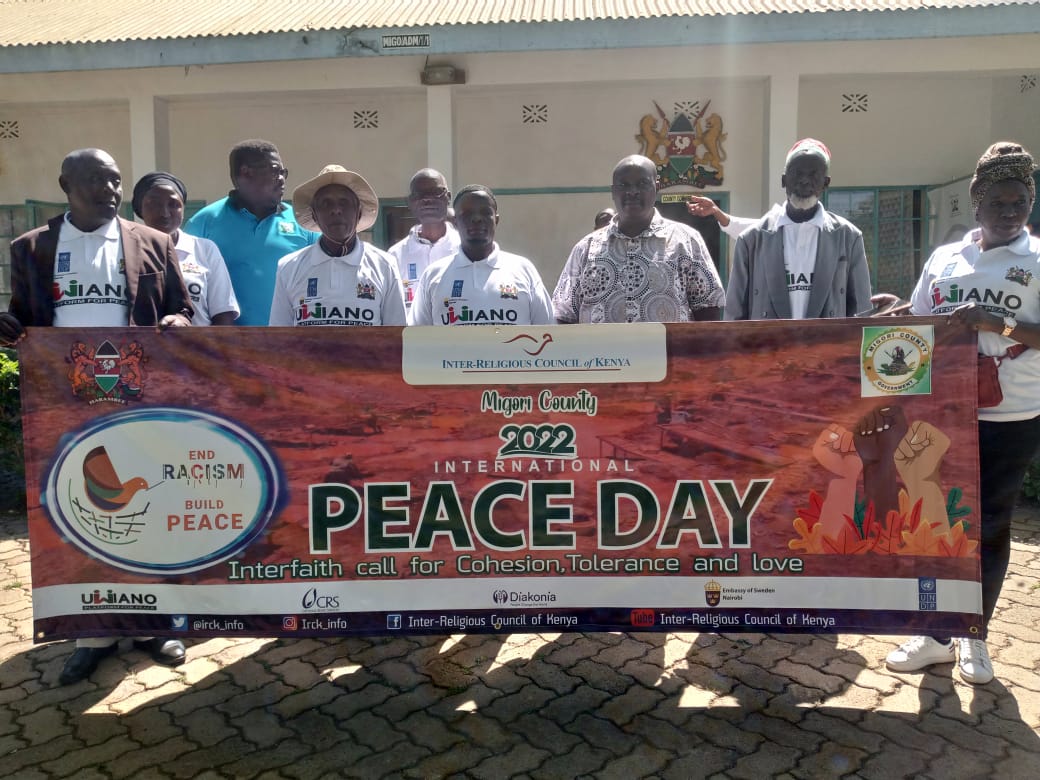 “As Kenyans, we want peace &amp; development achievable through working together; understanding each other, putting aside our political differences and creating a society that honors ALL,” says Migori Peace Actors on
#InternationalPeaceDay 
<a href="/irck_info/">Inter-Religious Council of Kenya(IRCK)</a>
<a href="/PeaceNet_Kenya/">Peace-Net Kenya</a> 
<a href="/UNDPKenya/">UNDP Kenya</a>