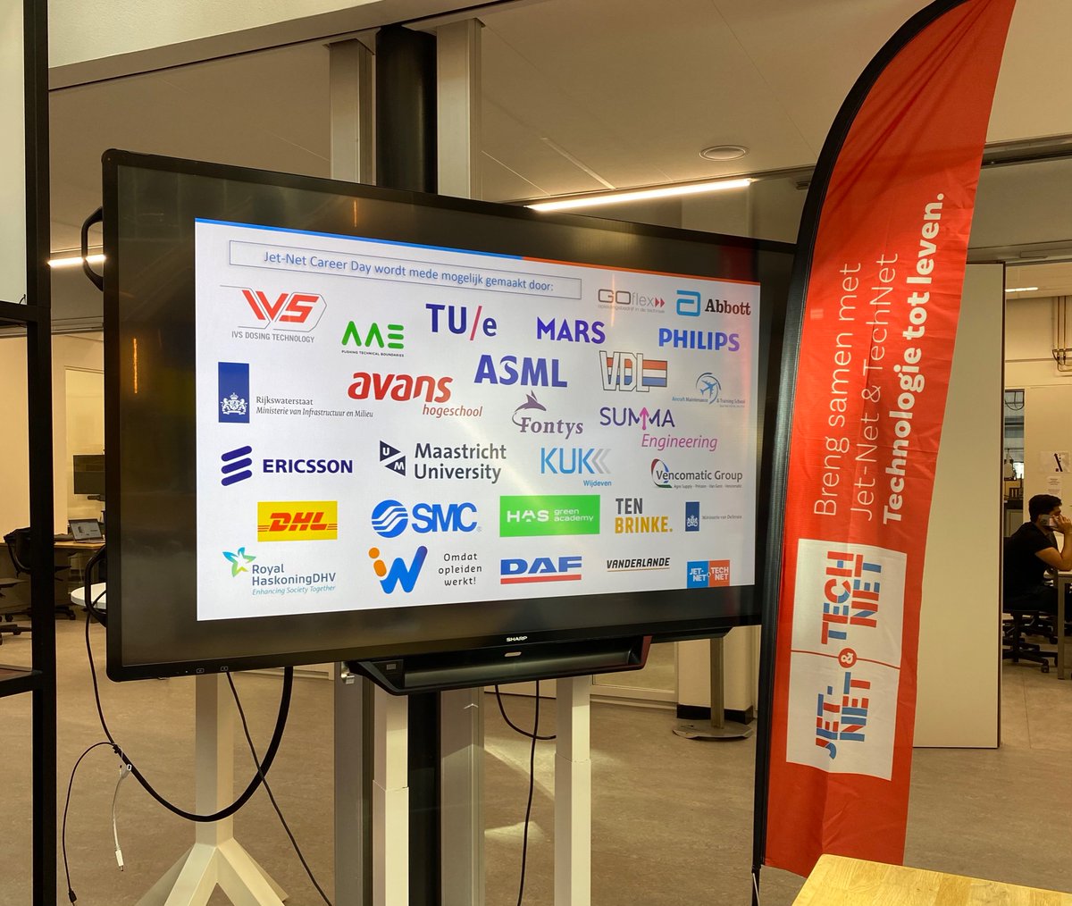Vandaag dag 2 bij de Careerdays zuid <a href="/Fontys/">Fontys</a>! Een mooi inkijkje voor leerlingen bij het technisch bedrijfsleven in de regio. #careerdays #kiezenvoortechnologie