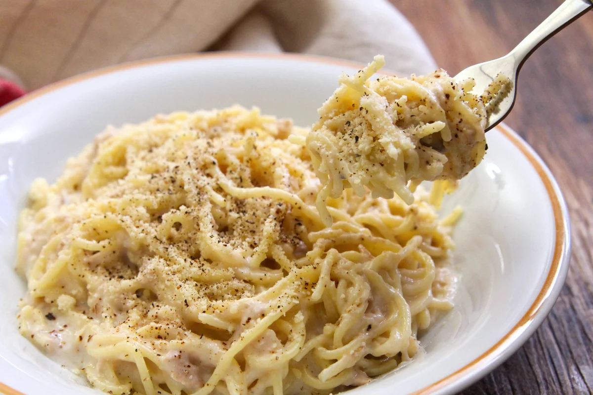 これが電子レンジで作れちゃうの！？本格的「濃厚クリームパスタ」。