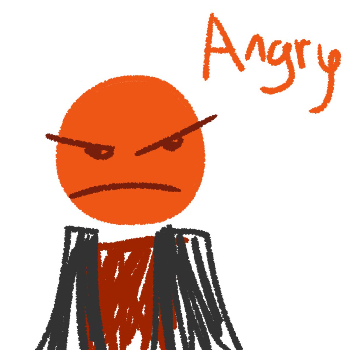 " I'm feeling angry. " 😡