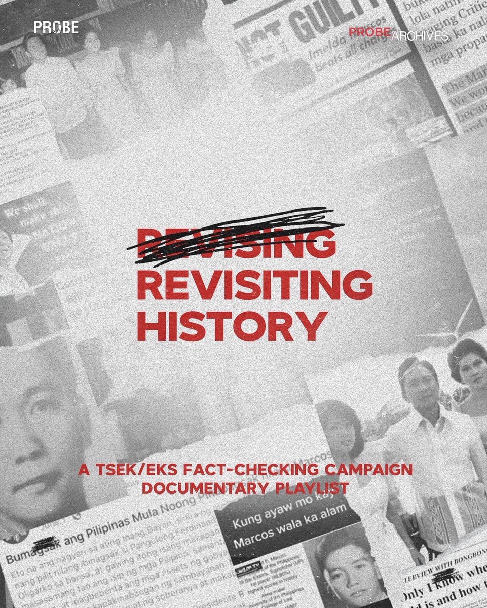 To honor those who fought against oppression and injustice during the Martial Law, is to not only remember, but to also learn from history, and act on it. #NeverAgain #NeverForget #HistoryOnReel #ProbeArchives #MartialLaw50 #ML50